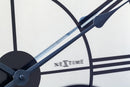 NeXtime NE-3255 Wandklok Cleopatra Mirror Dia 56cm Glas Zwart