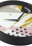 NeXtime NX-7354 Wandklok NXt Grace Dia 30cm Kunststof Zwart