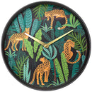 NeXtime NX-7355 Wandklok NXt Urban-Jungledia 30cm Kunststof Zwart