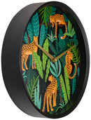NeXtime NX-7355 Wandklok NXt Urban-Jungledia 30cm Kunststof Zwart