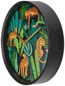 NeXtime NX-7355 Wandklok NXt Urban-Jungledia 30cm Kunststof Zwart