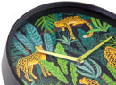 NeXtime NX-7355 Wandklok NXt Urban-Jungledia 30cm Kunststof Zwart