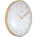 NeXtime NE-3256WIRC Wandklok Radio Controlled 30 cm Glamour Goud/Wit