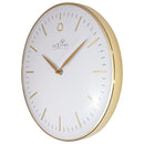 NeXtime NE-3256WIRC Wandklok Radio Controlled 30 cm Glamour Goud/Wit