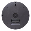 NeXtime NE-3257 Wandklok Rennende Hond 25 cm Zwart