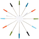 NeXtime NE-2610VI Wandklok 58cm Retro RVS Stil Uurwerk