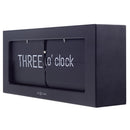 NeXtime NE-5229ZW Big Flip World Flipklok 36x16x8.5 cm Zwart/RVS