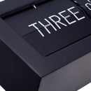 NeXtime NE-5229ZW Big Flip World Flipklok 36x16x8.5 cm Zwart/RVS