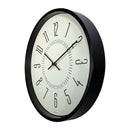 NeXtime NE-3261WI Luminous Glow In The Dark Wandklok 35 cm Wit/Zwart