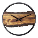 NeXtime NE-3264BR Wandklok Forest 30 cm Hout/Zwart Metaal