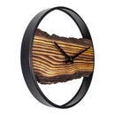 NeXtime NE-3264BR Wandklok Forest 30 cm Hout/Zwart Metaal
