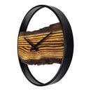 NeXtime NE-3264BR Wandklok Forest 30 cm Hout/Zwart Metaal
