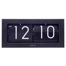 NeXtime NE-5198ZW Big Flip Flipklok 36x16x8.5 cm Zwart/Metaal