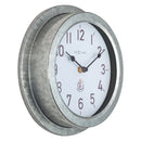 NeXtime NE-4301GA Buitenwandklok Poppy 22 cm Metaal/Gegalvaniseerd