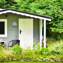 NeXtime NE-4301GA Buitenwandklok Poppy 22 cm Metaal/Gegalvaniseerd