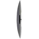 NeXtime NE-8196GS Stille Wandklok - 40cm - Mat Grijs - Glas - "Float"