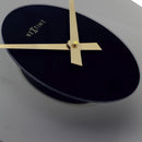 NeXtime NE-8196GS Stille Wandklok - 40cm - Mat Grijs - Glas - "Float"