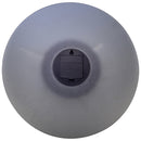 NeXtime NE-8196GS Stille Wandklok - 40cm - Mat Grijs - Glas - "Float"