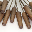 NeXtime NE-2610BR Grote Wandklok - 58cm - Stille Klok -Walnoot Hout - "Plug-Inn"