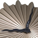 NeXtime NE-3286BR Metalen Wandklok - 40cm - Stille Klok - Bruin - Metaal - "Sunny"