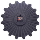 NeXtime NE-3286BR Metalen Wandklok - 40cm - Stille Klok - Bruin - Metaal - "Sunny"