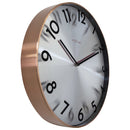 NeXtime NE-3289CO Metalen Wandklok - 40cm -Stille Klok - Metaal - "Reflection"