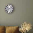 NeXtime NE-3289CO Metalen Wandklok - 40cm -Stille Klok - Metaal - "Reflection"
