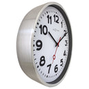 NeXtime NE-3292AR Grote Stationsklok - 45cm - Stille Klok - Wit - Alumium - "Station"