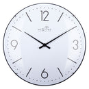NeXtime NE-3157WIRC Atoomklok Wit - 35cm- Radiogestuurd - Wandklok - Wit - Koepelvormig Glas- "Atom