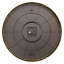 NeXtime NE-3287WI Stille Wandklok - 40cm - Wit Goud - Metaal - "Excentric"