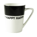 Dutch Rose Mok Happy Zwart/Wit