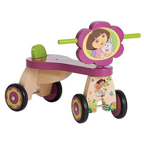 Dora Stabiele Houten Loopfiets Jungle met 4 Wielen 1+