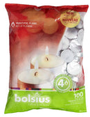 Bolsius theelicht zak 100 st. 16/38 wit