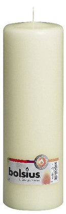 8x Bolsius stompkaars in cello 250/80 ivoor