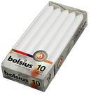 6x Bolsius dinerkaars 230/20 10 stuks wit