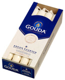 6x Gouda kroonkaars 240/24 doos 8 ivoor