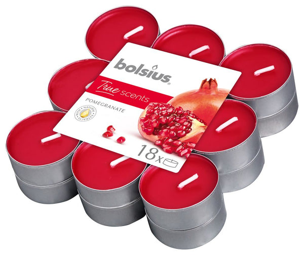 Bolsius True Scents Geurtheelichten Granaatappel 18 Stuks