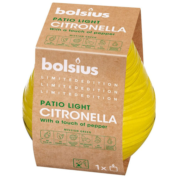 Bolsius Patiolight Citronella Kaars