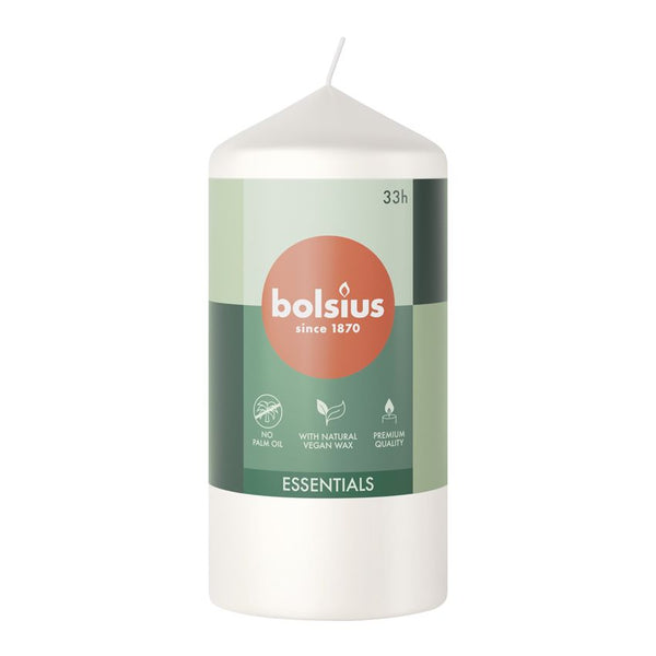 Bolsius stompkaars 120/58 - Wit