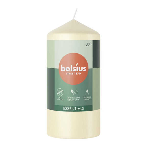 Bolsius stompkaars 120/58 - Ivoor