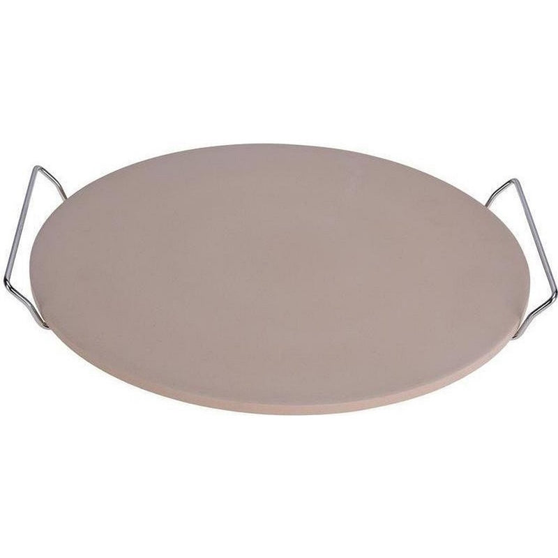 Excellent Houseware Pizzasteen 33 cm met Houder