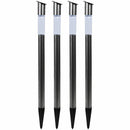 ProGarden Set van 4 RVS solarlampen (70cm)