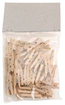 Mini Houten Wasknijpers 50 Stuks Naturel