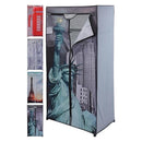 Kledingkast met Print 160x75x45 cm Diverse kleuren
