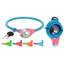 Fietsslot 100cm verschillende kleuren