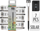 Pro Garden Solarlamp 360mm Rvs Set Van 7stuks
