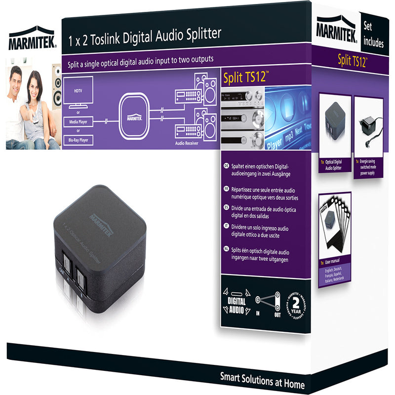 Marmitek Split TS12 Toslink Digitale Audio Splitter