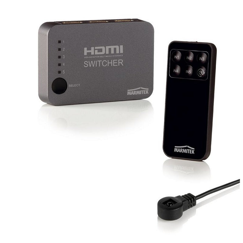 Marmitek Connect 350 UHD Automatische HDMI Switch + 4K UHD Ondersteuning