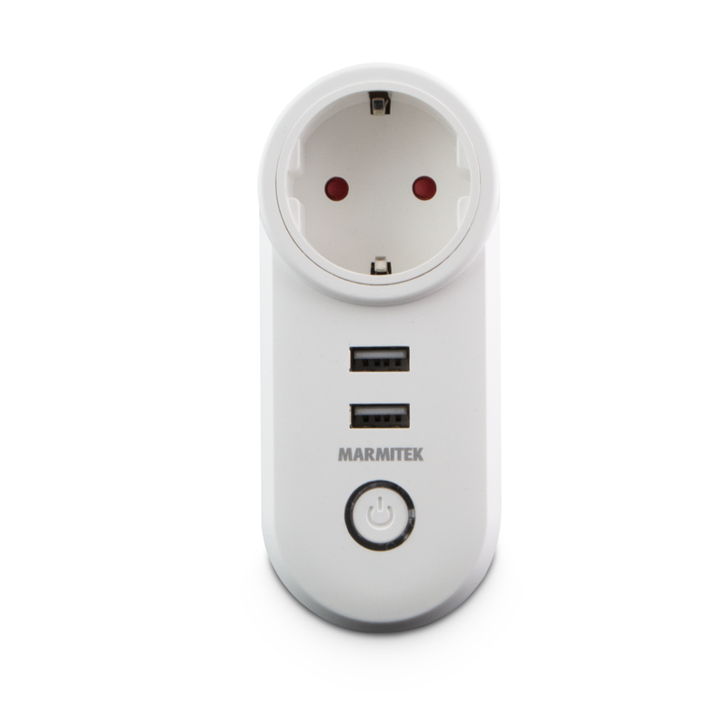 Marmitek Smart Wifi Stekker 15a En 2usb
