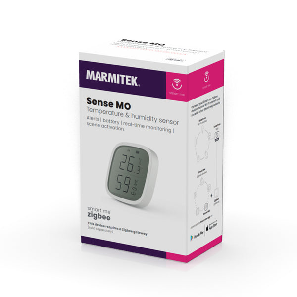 Marmitek Smart Zigbee Sense-Mo Temperatuur-Vochtigheidsmeter Wit